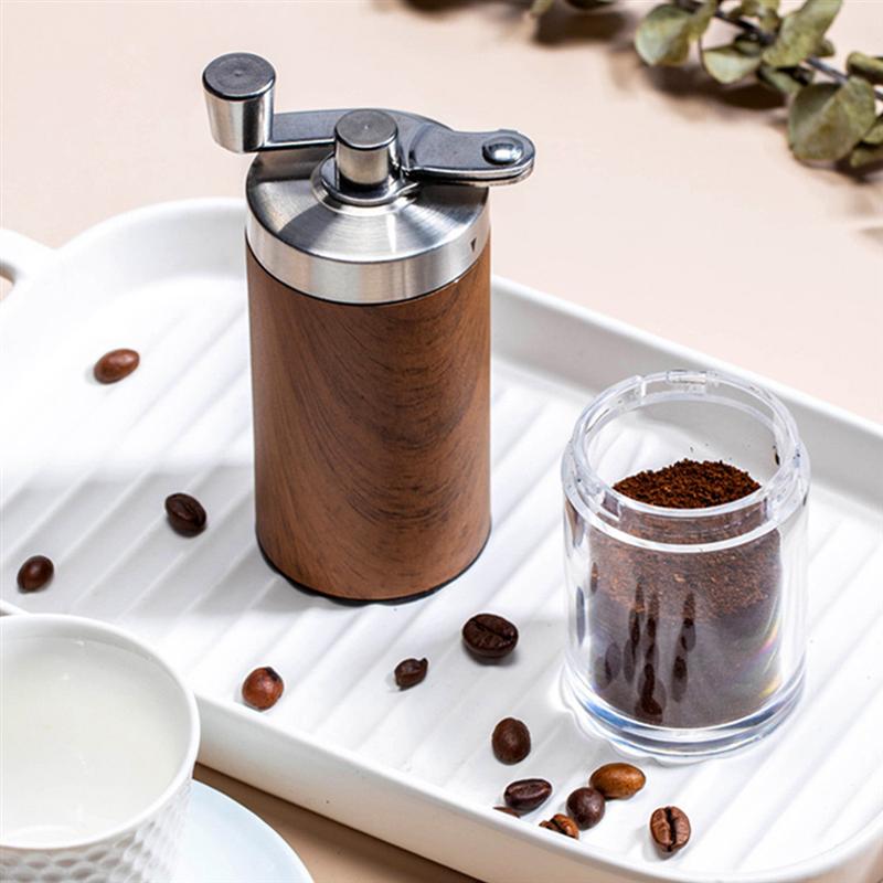 Moulin à café manuel Mini, moulin à café à main lavable, moulin à café à  main avec poignée en acier inoxydable, approvisionnement de cuisine(black)