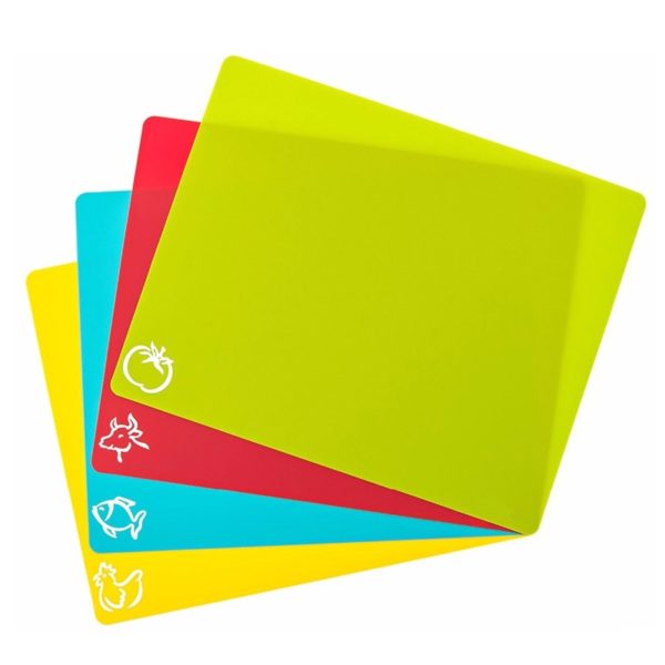 Planches à découper colorées