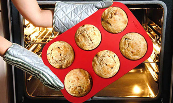 Moule à muffins en silicone