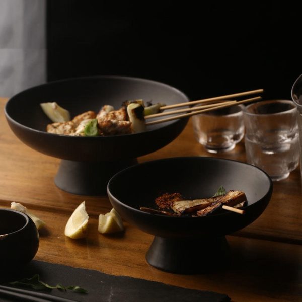Assiette en céramique de style japonais