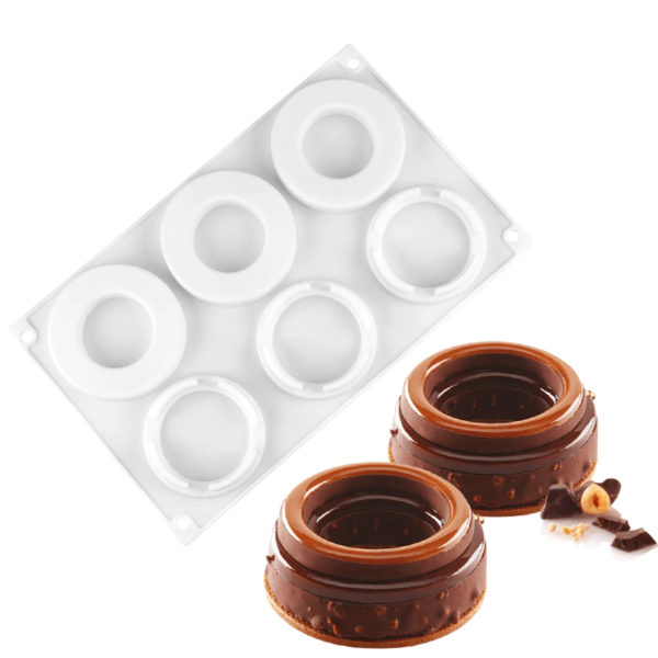 Moule en silicone rond pour gâteau