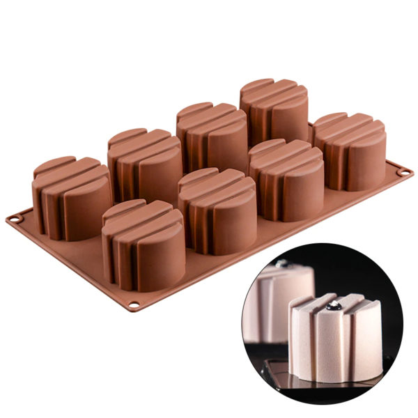 Moule à pâtisserie de 8 cavités