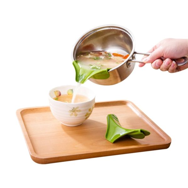 Entonnoir à bord rond anti-déversement