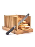 Coupe pain en bois de bambou
