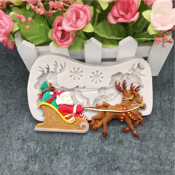 Moule à chocolat de Noël en Silicone