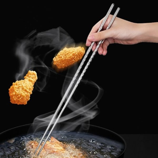 Baguettes longues en acier inoxydable