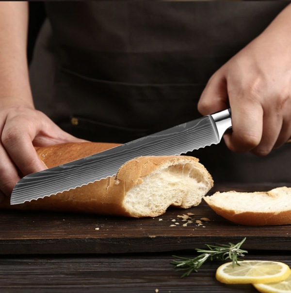 Couteau à pain en acier inoxydable