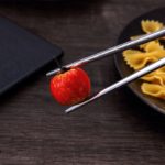 Baguettes chinoises élégantes en acier inoxydable