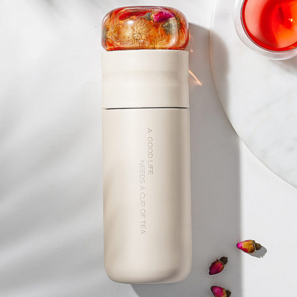 Bouteille à thé isotherme et étanche