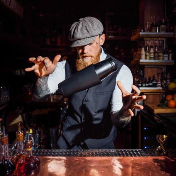 Shaker Boston bar à cocktail en acier inoxydable